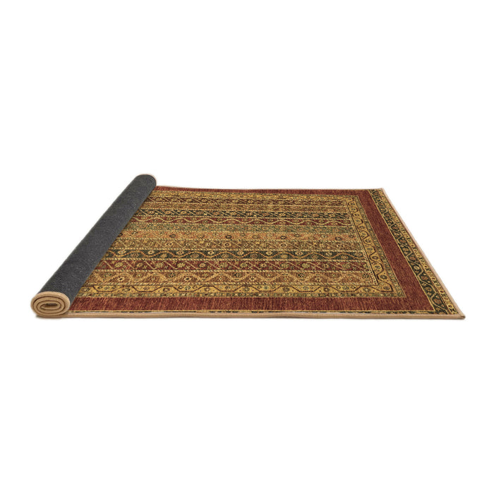 Sideview of Oriental Brown Modern Rug, abs2411brn