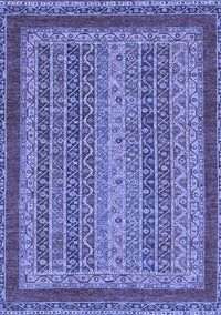 Oriental Blue Modern Rug, abs2411blu