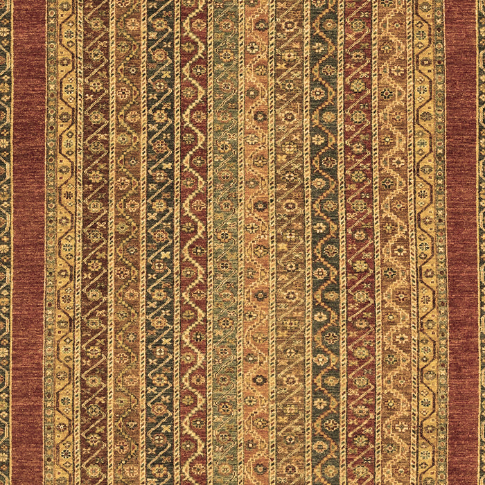 Machine Washable Oriental Brown Modern Rug, wshabs2411brn