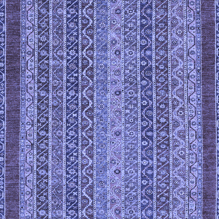 Machine Washable Oriental Blue Modern Rug, wshabs2411blu