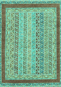 Oriental Turquoise Modern Rug, abs2412turq