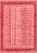 Oriental Red Modern Area Rugs