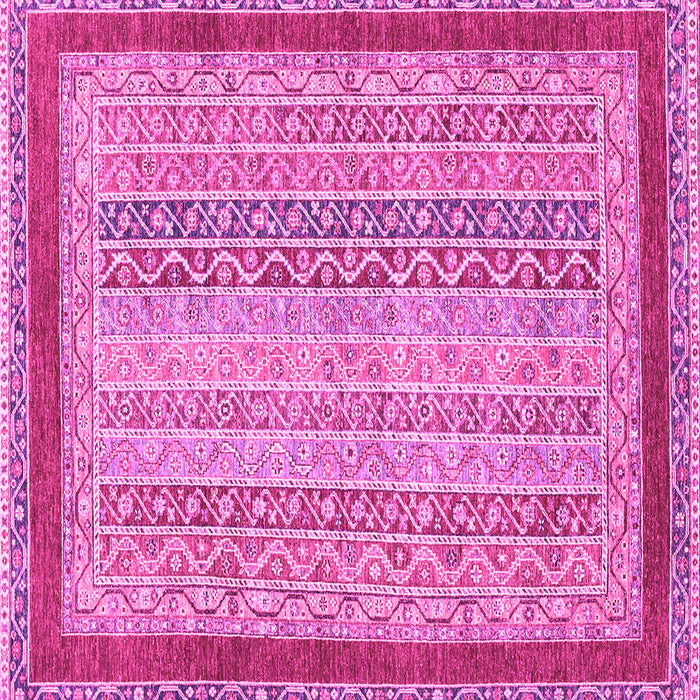 Square Oriental Pink Modern Rug, abs2412pnk