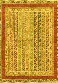 Oriental Yellow Modern Rug, abs2412yw