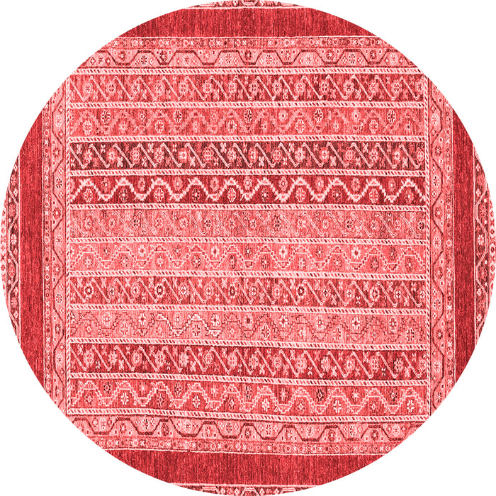 Machine Washable Oriental Red Modern Rug, wshabs2412red