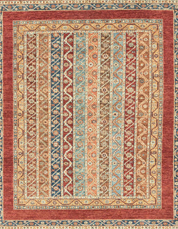 Abstract Brown Oriental Rug, abs2412