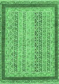 Oriental Emerald Green Modern Rug, abs2412emgrn