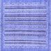 Square Oriental Blue Modern Rug, abs2413blu