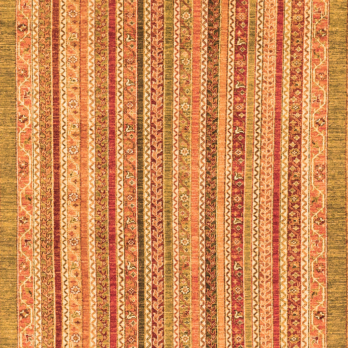 Machine Washable Oriental Orange Modern Area Rugs, wshabs2413org