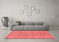 Machine Washable Oriental Red Modern Rug, wshabs2413red