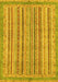 Oriental Yellow Modern Rug, abs2413yw