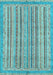 Oriental Light Blue Modern Rug, abs2413lblu