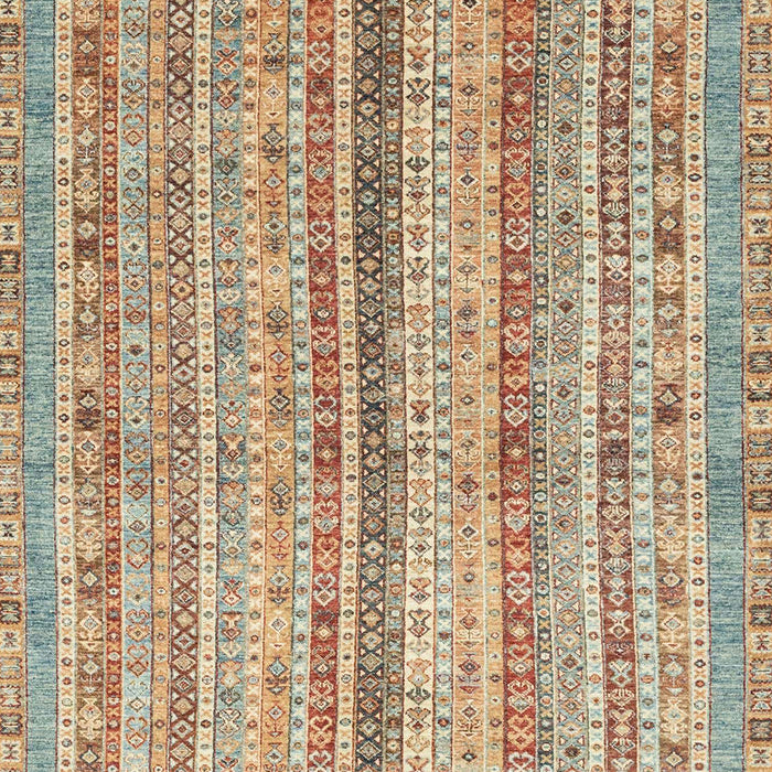 Machine Washable Abstract Gold Brown Rug, wshabs2414