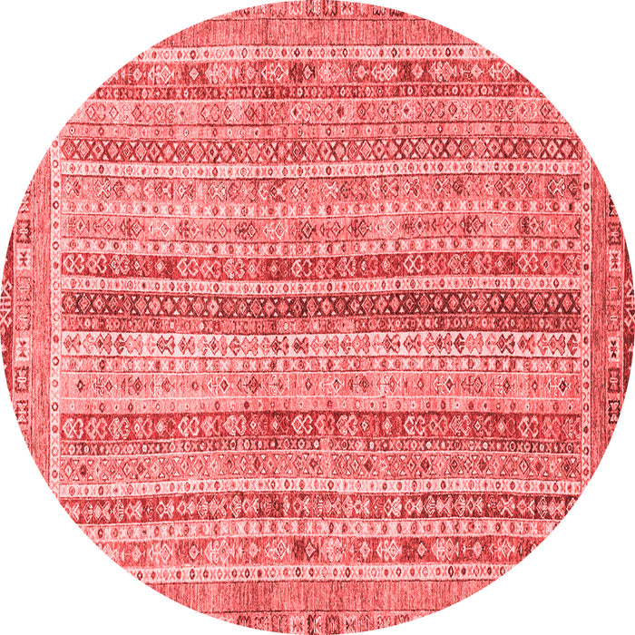 Machine Washable Oriental Red Modern Rug, wshabs2414red
