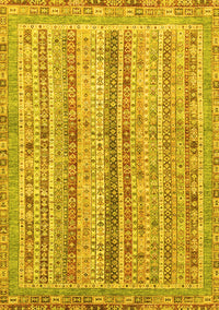 Oriental Yellow Modern Rug, abs2414yw