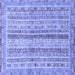 Square Oriental Blue Modern Rug, abs2414blu