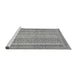 Sideview of Machine Washable Oriental Gray Modern Rug, wshabs2415gry