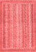 Oriental Red Modern Area Rugs