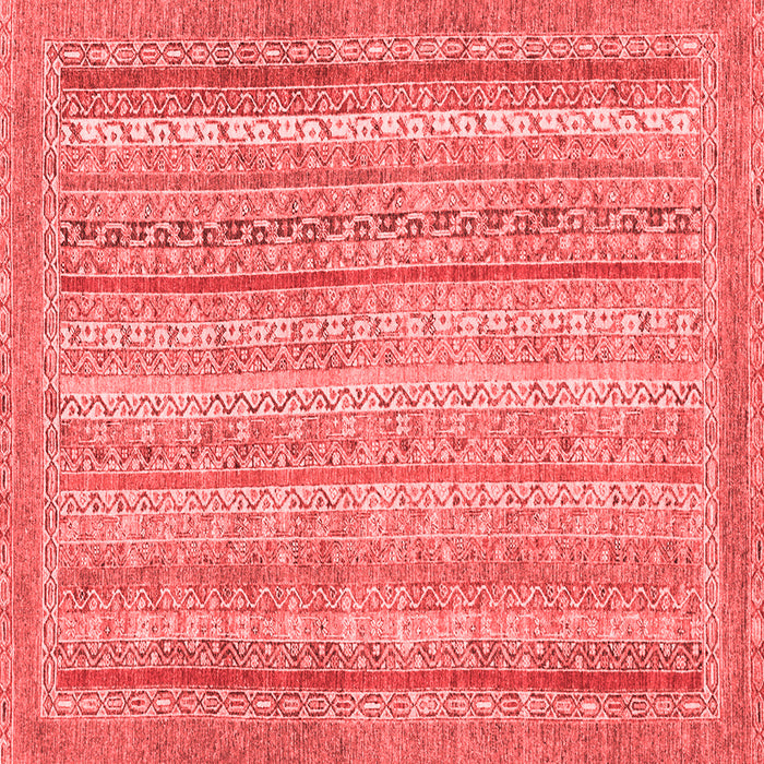 Machine Washable Oriental Red Modern Rug, wshabs2415red