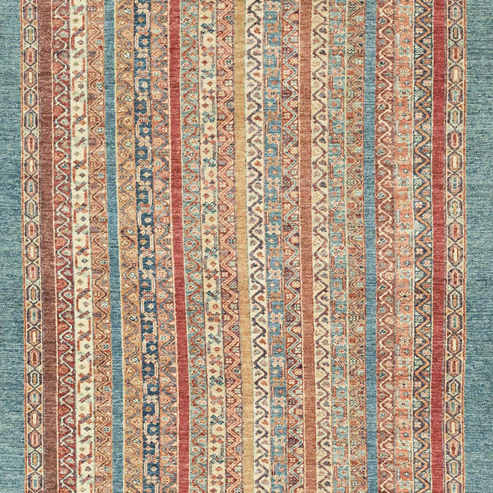 Machine Washable Abstract Gold Brown Rug, wshabs2415