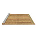 Sideview of Machine Washable Oriental Brown Modern Rug, wshabs2415brn