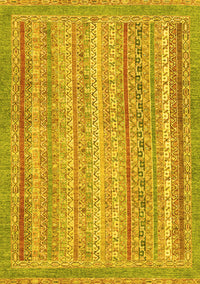 Oriental Yellow Modern Rug, abs2415yw