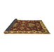 Sideview of Abstract Brown Modern Rug, abs2416brn