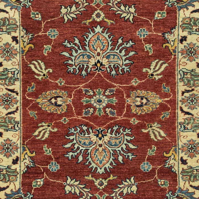 Abstract Copper Green Modern Rug, abs2416