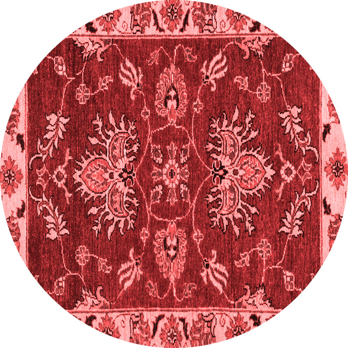 Machine Washable Abstract Red Modern Rug, wshabs2416red