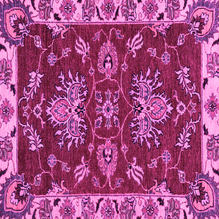 Square Abstract Pink Modern Rug, abs2416pnk