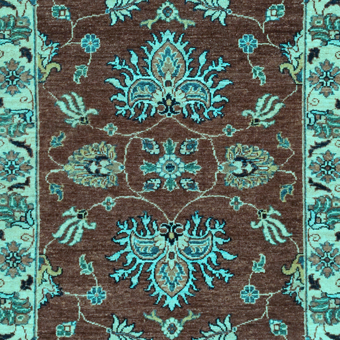 Abstract Light Blue Modern Rug, abs2416lblu