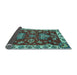 Sideview of Abstract Light Blue Modern Rug, abs2416lblu