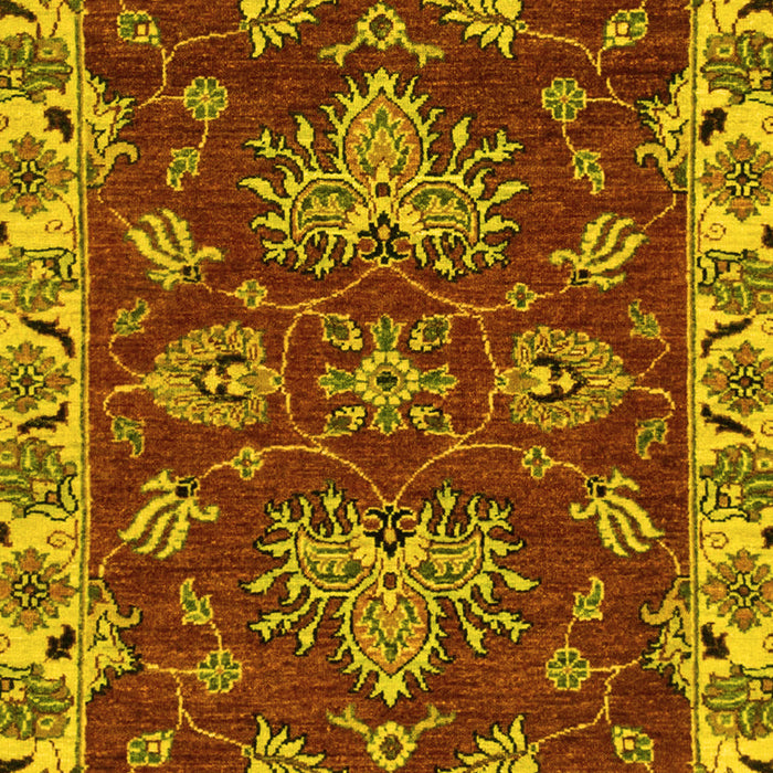 Abstract Yellow Modern Rug, abs2416yw