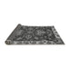 Sideview of Abstract Gray Modern Rug, abs2416gry