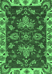 Abstract Emerald Green Modern Rug, abs2416emgrn