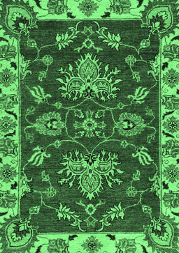 Abstract Emerald Green Modern Rug, abs2416emgrn