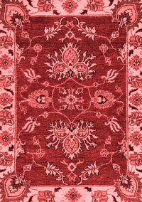 Abstract Red Modern Rug, abs2416red