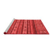 Modern Red Washable Rugs