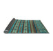 Sideview of Abstract Light Blue Modern Rug, abs2417lblu