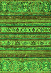 Abstract Green Modern Rug, abs2417grn