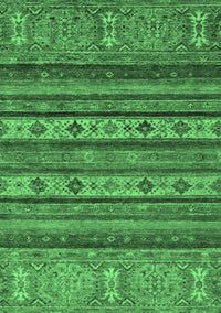 Abstract Emerald Green Modern Rug, abs2417emgrn