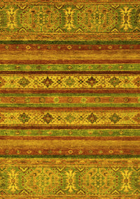 Abstract Yellow Modern Rug, abs2417yw