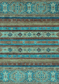 Abstract Light Blue Modern Rug, abs2417lblu