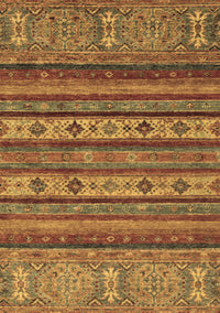 Abstract Brown Modern Rug, abs2417brn