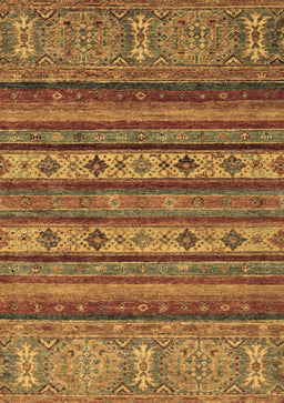 Abstract Brown Modern Rug, abs2417brn