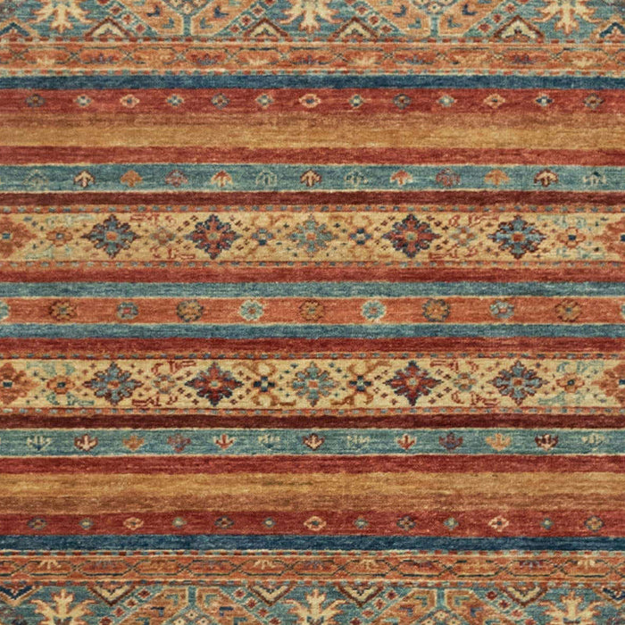 Machine Washable Abstract Orange Brown Rug, wshabs2417