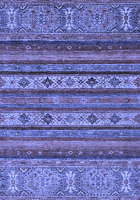 Abstract Blue Modern Rug, abs2417blu