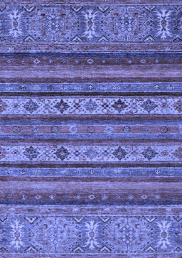 Abstract Blue Modern Rug, abs2417blu