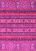 Abstract Pink Modern Rug, abs2417pnk