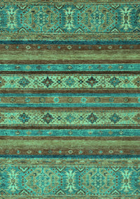 Abstract Turquoise Modern Rug, abs2417turq